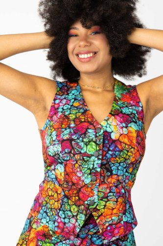 Kamizelka/bluzka "SHINY" INNY ODCIEŃ