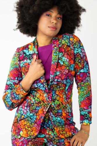 Marynarka krótka "SHINY" INNY ODCIEŃ