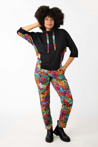 Spodnie luźne kolorowe "SHINY" INNY ODCIEŃ