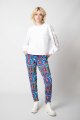 Spodnie z mankietami "MEXICO" white  