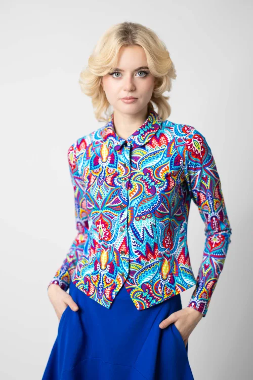 bluzka kolorowa z kołnierzykiem na zatrzaski kolekcja MEXICO white marka VIPPI DESIGN (2).jpg