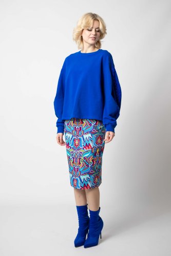 bluza chabrowa z szydełkowymi wstawkami na rękawach KGart i spódnica midi ołówkowa kolekcja MEXICO white marka VIPPI DESIGN- (2).jpg