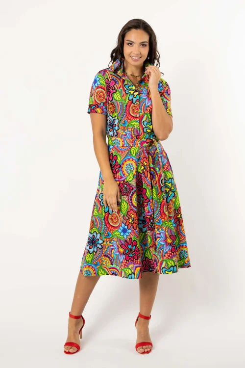 sukienka midi koszulowa krotki rękaw kolekcja DOLCE marka VIPPI DESIGN (1).jpg