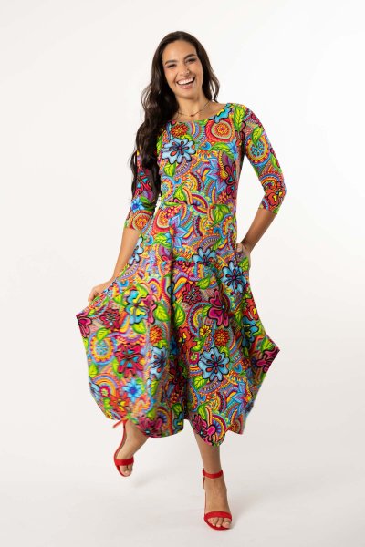 Sukienka midi origami "DOLCE"