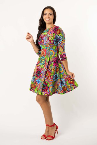 sukienka mini rozkoszowana stójka kolekcja DOLCE marka VIPPI DESIGN (2).jpg