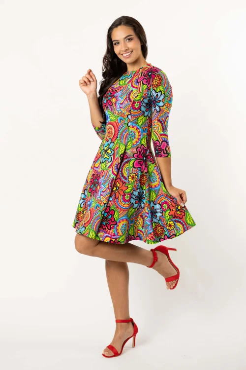 sukienka mini rozkoszowana stójka kolekcja DOLCE marka VIPPI DESIGN (3).jpg