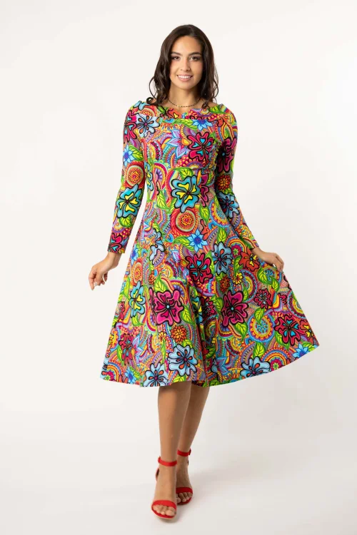 sukienka midi z pęknięciem na dekolcie kolekcja DOLCE marka VIPPI DESIGN (4).jpg