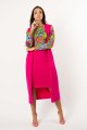 Kamizelka długa, różowa "CRAZY BASIC"  