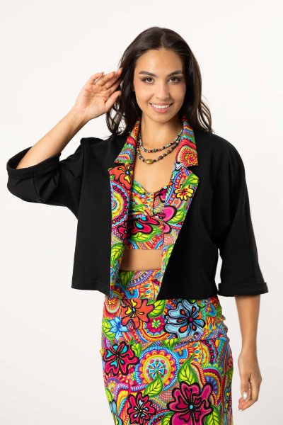 Żakiet czarny luźny "DOLCE"