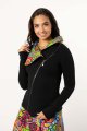 Bluza czarna asymetryczna "DOLCE"  