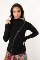 Bluza czarna asymetryczna "DOLCE"  