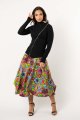 Bluza czarna asymetryczna "DOLCE"  