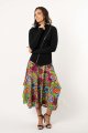 Bluza czarna asymetryczna "DOLCE"  