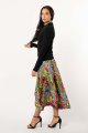 Bluza czarna asymetryczna "DOLCE"  