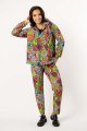 Bluza z kontrą kolorowa "DOLCE"  