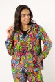 Bluza z kontrą kolorowa "DOLCE"  
