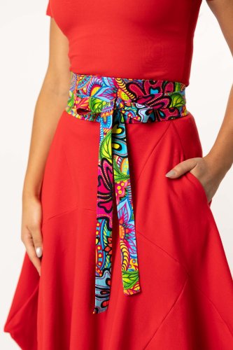 pasek gorsetowy wąski  kolekcja DOLCE spódnica origami czerwona i bluzka klasyczna marka VIPPI DESIGN (1).jpg
