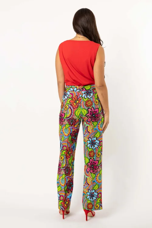 bluzka wiskozowa czerwona dekolt woda kolekcja BASIC spodnie szerokie w kant kolekcja DOLCE marka VIPPI DESIGN (2).jpg