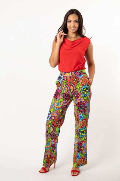 Spodnie szerokie w kant "DOLCE"