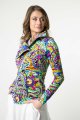 Bluza asymetryczna kolorowa "SALVADOR"   