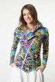 Bluza asymetryczna kolorowa "SALVADOR"   