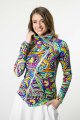 Bluza asymetryczna kolorowa "SALVADOR"   