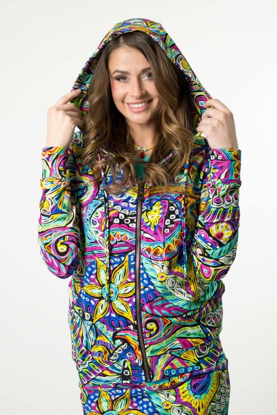 Bluza bomberka, rozpinana z kapturem "SALVADOR"