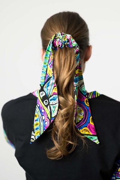 Gumka do włosów  z troczkami "SALVADOR"