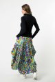 Bluza czarna asymetryczna "SALVADOR"  