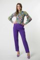 Spodnie luźne  fiolet "BASIC"  