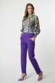 Spodnie luźne  fiolet "BASIC"  