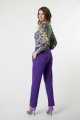 Spodnie luźne  fiolet "BASIC"  