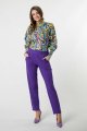 Spodnie luźne  fiolet "BASIC"  