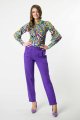 Spodnie luźne jasny fiolet "BASIC"  
