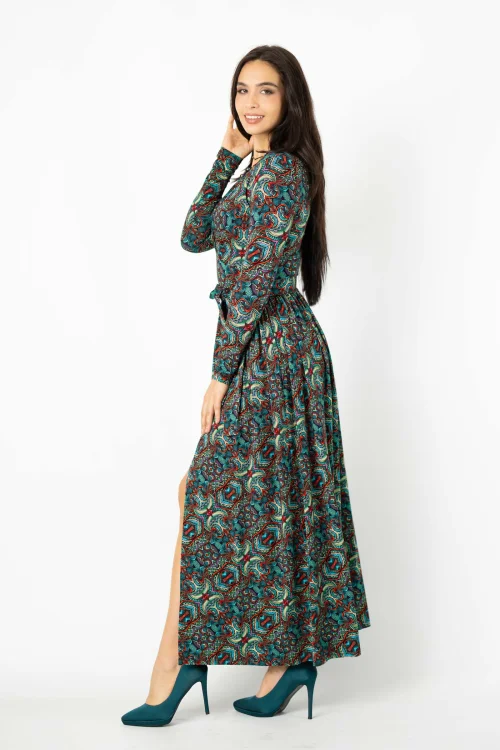 sukienka wiskozowa dluga z rzoporkiem kolekcja INDI blue marka VIPPI DESIGN  (7).jpg