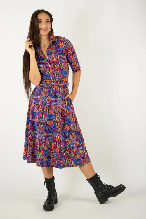 sukienka midi koszulowa kolekcja MEXICO violet marka VIPPI design (12).jpg
