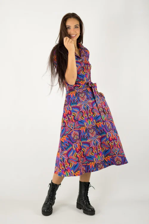 sukienka midi koszulowa kolekcja MEXICO violet marka VIPPI design (17).jpg