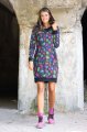 Sukienka mini sportowa kolorowa "WIND" grey  