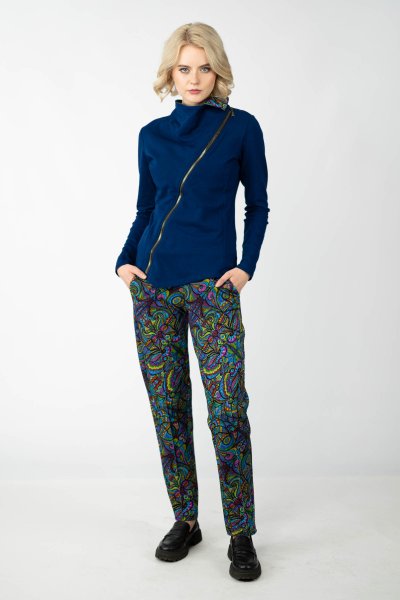 Spodnie wąskie w kant "MIST" 