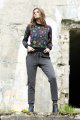 Bluzka reglanowa sportowa kolorowa "WIND" grey   
