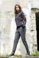 Bluzka reglanowa sportowa kolorowa "WIND" grey   