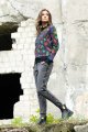 Bluzka reglanowa sportowa kolorowa "WIND" grey   