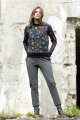 Bluzka reglanowa sportowa kolorowa "WIND" grey   