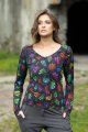 Bluzka klasyczna serek "WIND" grey   