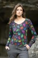 Bluzka klasyczna serek "WIND" grey   