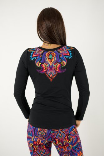 bluzka czarna klasyczna z aplikacją na tyle kolekcja MEXICO violet marka VIPPI design (1).jpg