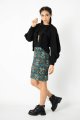 Spódnica mini prosta "INDI" blue   