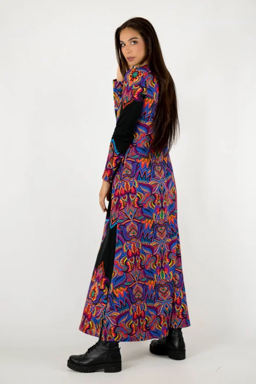 sukienka długa rozkloszowana kolekcja MEXICO violet marka VIPPI design (6).jpg