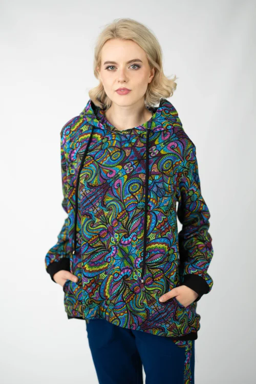 bluza  kolorowa luźna  z kapturem kieszenie z boków  kolekcja MIST marka VIPPI design (4).jpg