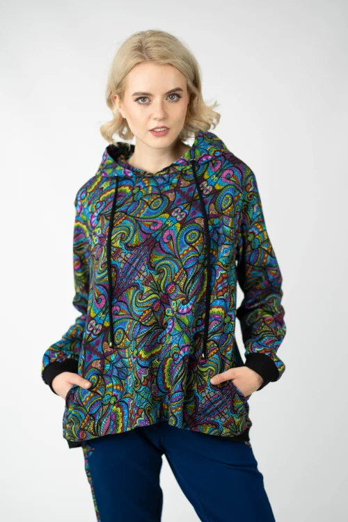 bluza  kolorowa luźna  z kapturem kieszenie z boków  kolekcja MIST marka VIPPI design (5).jpg